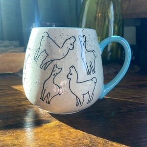 Adorable Meritage Ceramic Llama Alpaca Mug 20 oz
